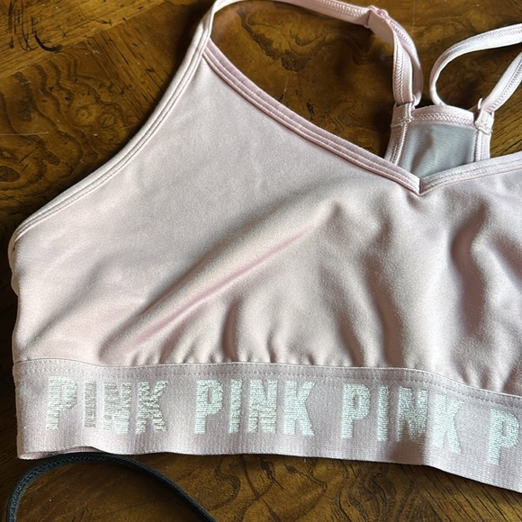PINK sport Victoria's Secret racer back bras set of 2 size medium - Picture 3 of 11